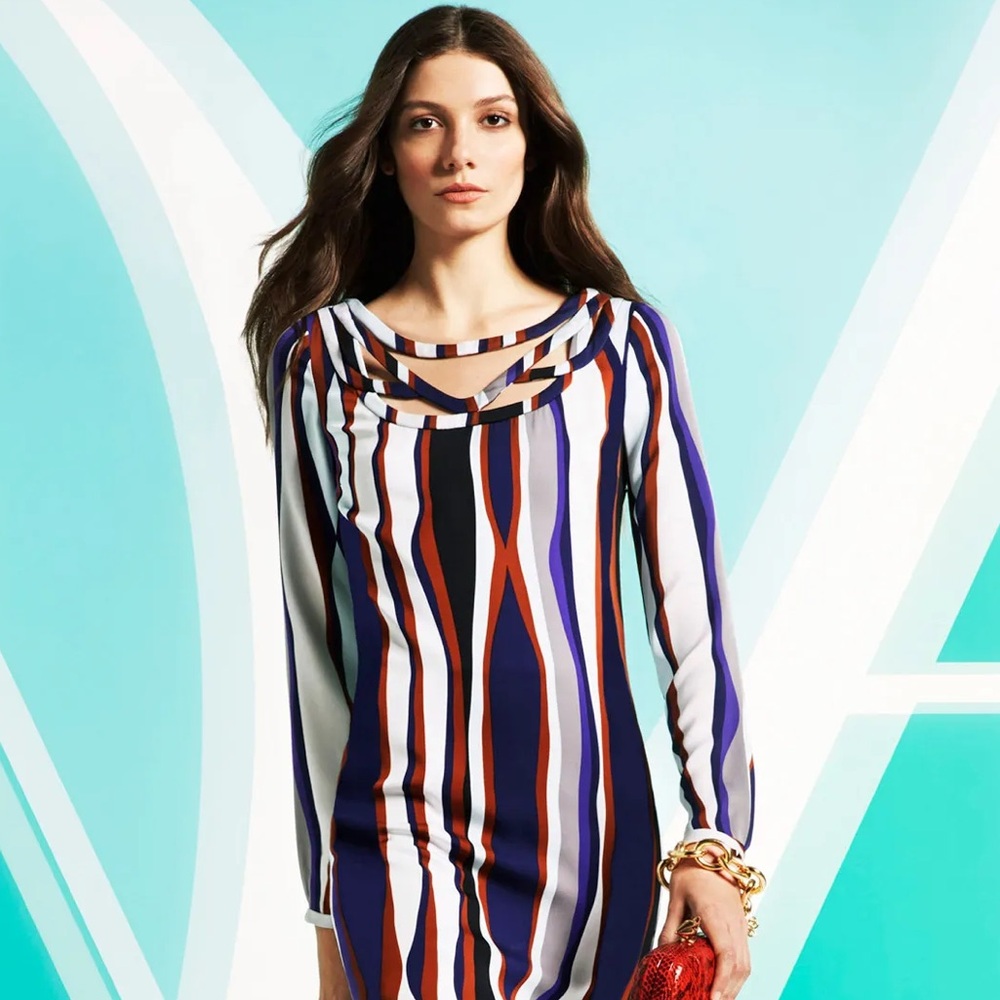 Diane Von Furstenberg 100% Silk Dress